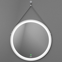 Owl 1975 Зеркало для ванной Viken White D650 – фотография-1